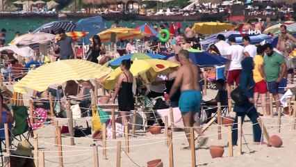 Ürküten görüntülerin ardından Çeşme'de plajlarda tedbirler artırıldı