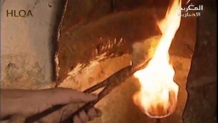 صناعة مشط الشعر من قرون الحيوانات