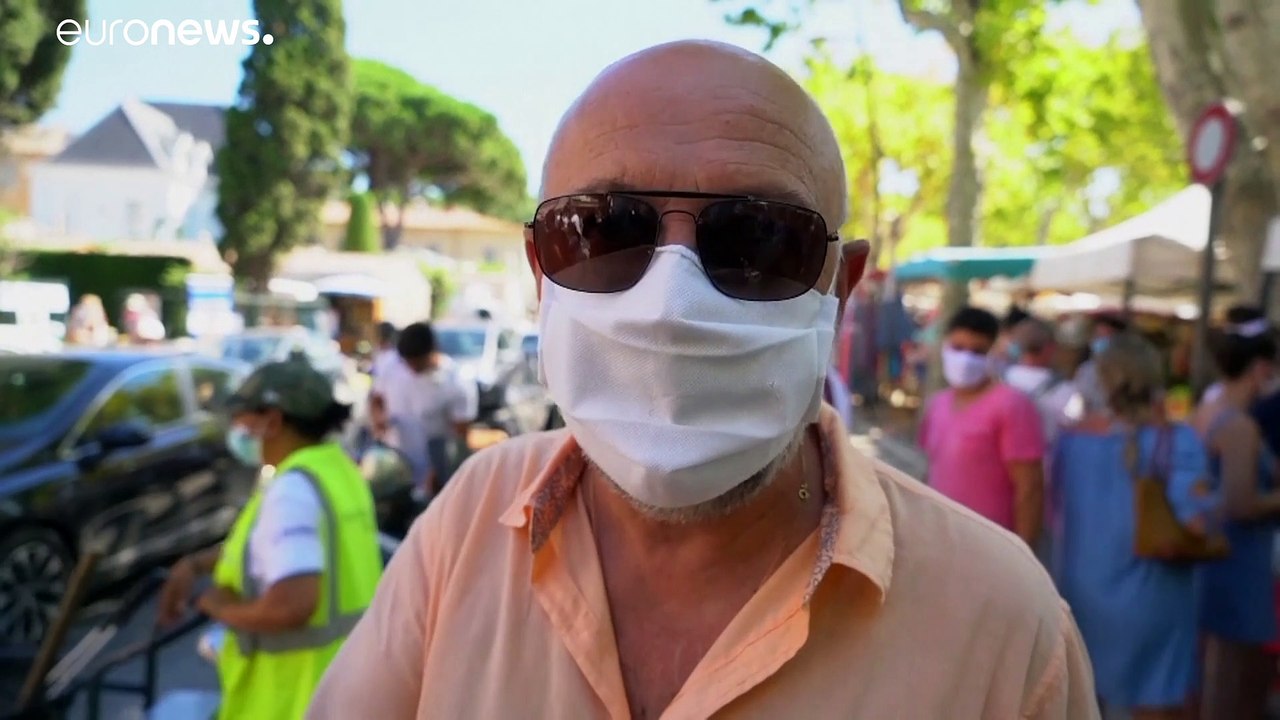 Maskenpflicht im freien greift um sich
