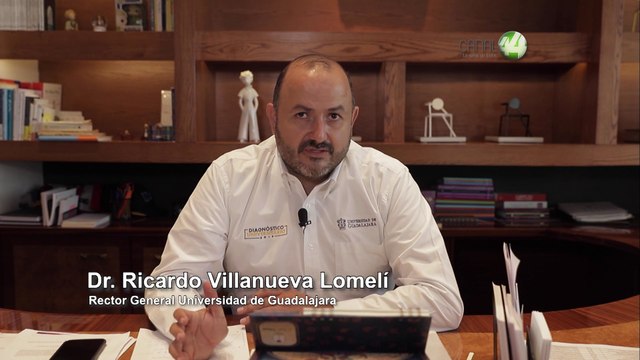 El Rector de la Universidad de Guadalajara, Ricardo Villanueva, felicita al noticiero de ciencia, NCC por difundir el conocimiento generado en las universidades