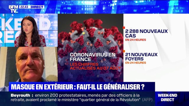 Masque en extérieur: faut-il le généraliser ? - 08/08