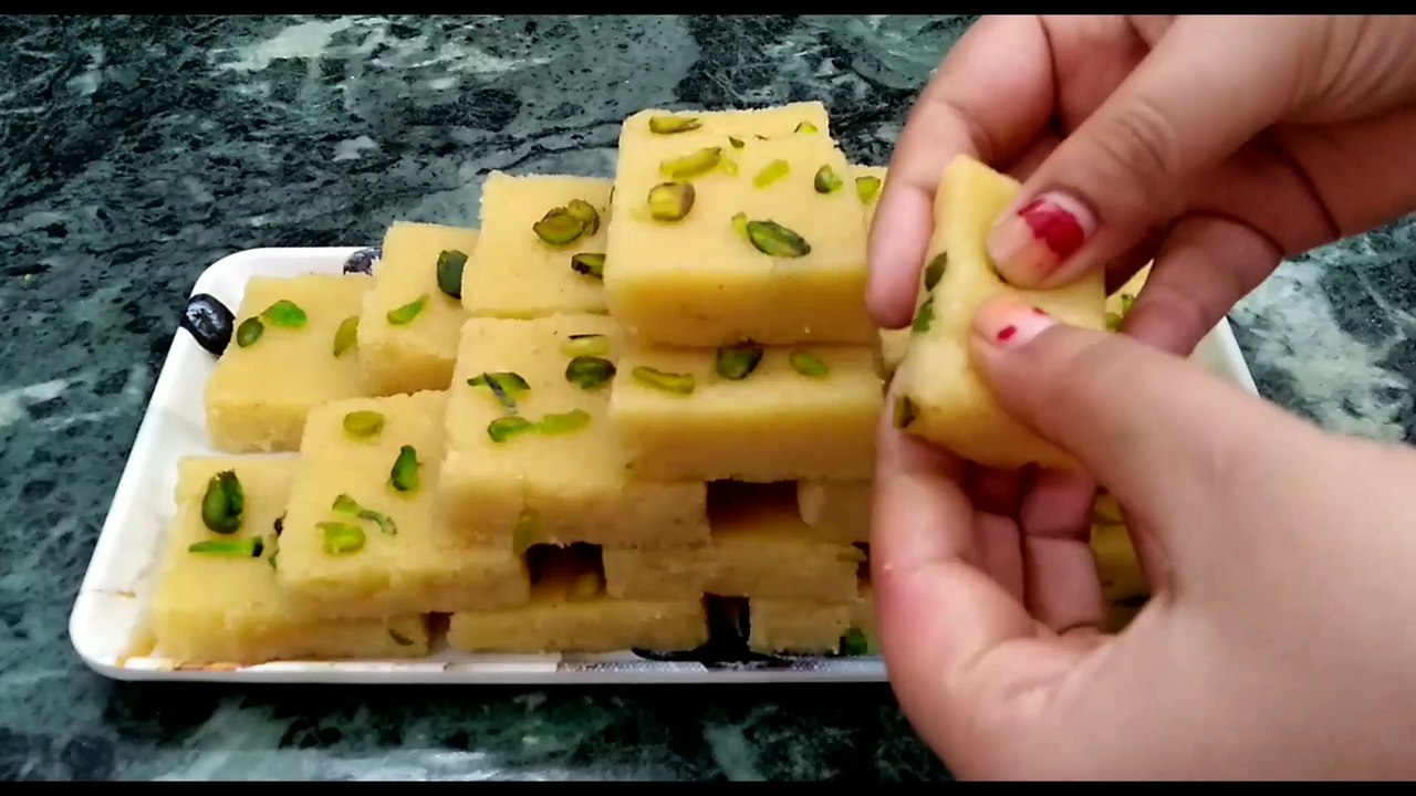 Suji Nariyal ki Barfi | Rava Barfi | Semolina Sweet | Suji Barfi | Rakhi Special | Informative Kitchen | Ripa's Kitchen