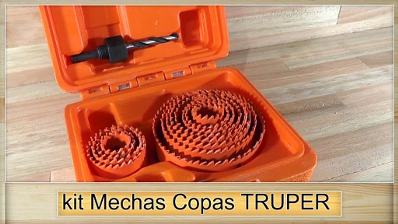 Kit mechas copas Truper