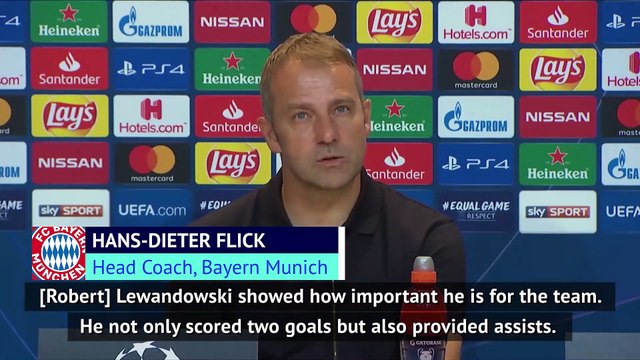 Flick delighted by Bayern's rhythm as they crush Chelsea