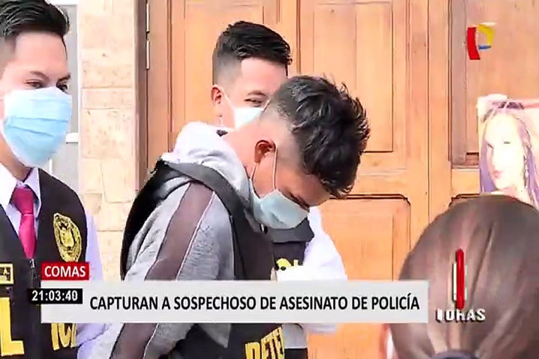 Comas: detienen a sospechoso de asesinato de policía