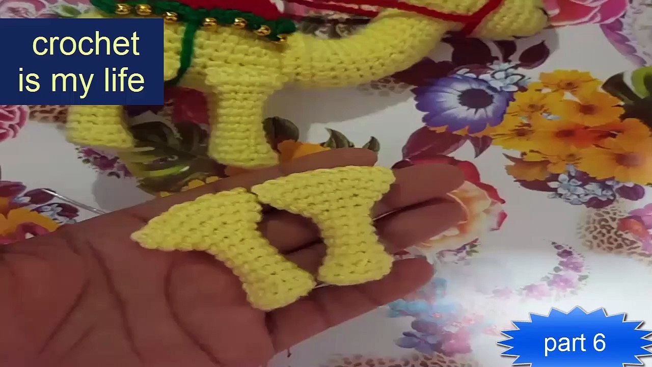 How To Make Crochet Amigurumi Camel (Part6) Tutorial English Free Pattern For Beginner's
