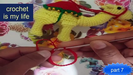 How To Make Crochet Amigurumi Camel (Part7) Tutorial English Free Pattern For Beginner's