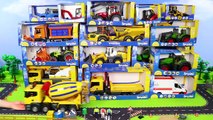 Garbage Truck, Police Cars, Fire Truck, Tractor & Ambulance Toy Vehicles for Kids
