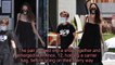 Angelina Jolie wears statement $105 charity face mask on shopping trip with son Knox