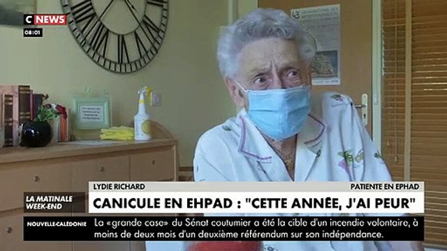 La vague de chaleur touche surtout les personnes âgées, écoutez le témoignage de Lydie inquiète des effets de la hausse des températures - Vidéo