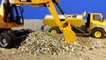 Playmobil Excavator children's film - excavator children toys Construction Site Excavator Unboxing_2