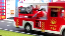 PLAYMOBIL movie English- Fireman Firefighter Fire inside the day care center bathroom