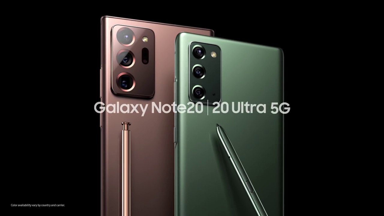 Galaxy Note20 Ultra is there