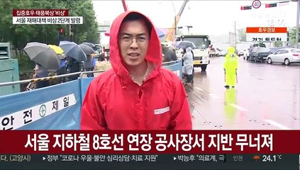 땅 꺼지고 나무 쓰러지고…서울 곳곳 호우 피해