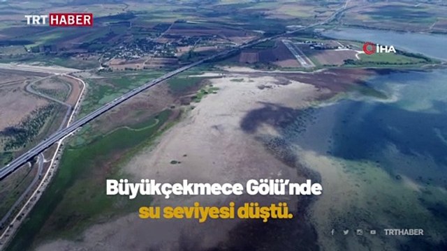 Büyükçekmece Gölü'nde korkutan görüntü: Doluluk oranı yüzde 30 seviyelerine düştü