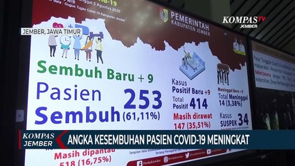 Angka Kesembuhan Pasien Covid-19 di Jember Meningkat
