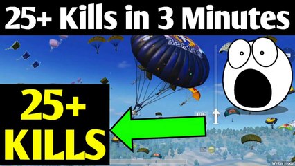 25+ Kills in Less Than 3 Minutes | PUBG Mobile Gameplay | New World Record !!!