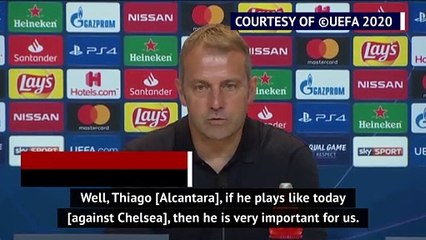 Flick hails Thiago importance amid transfer speculation