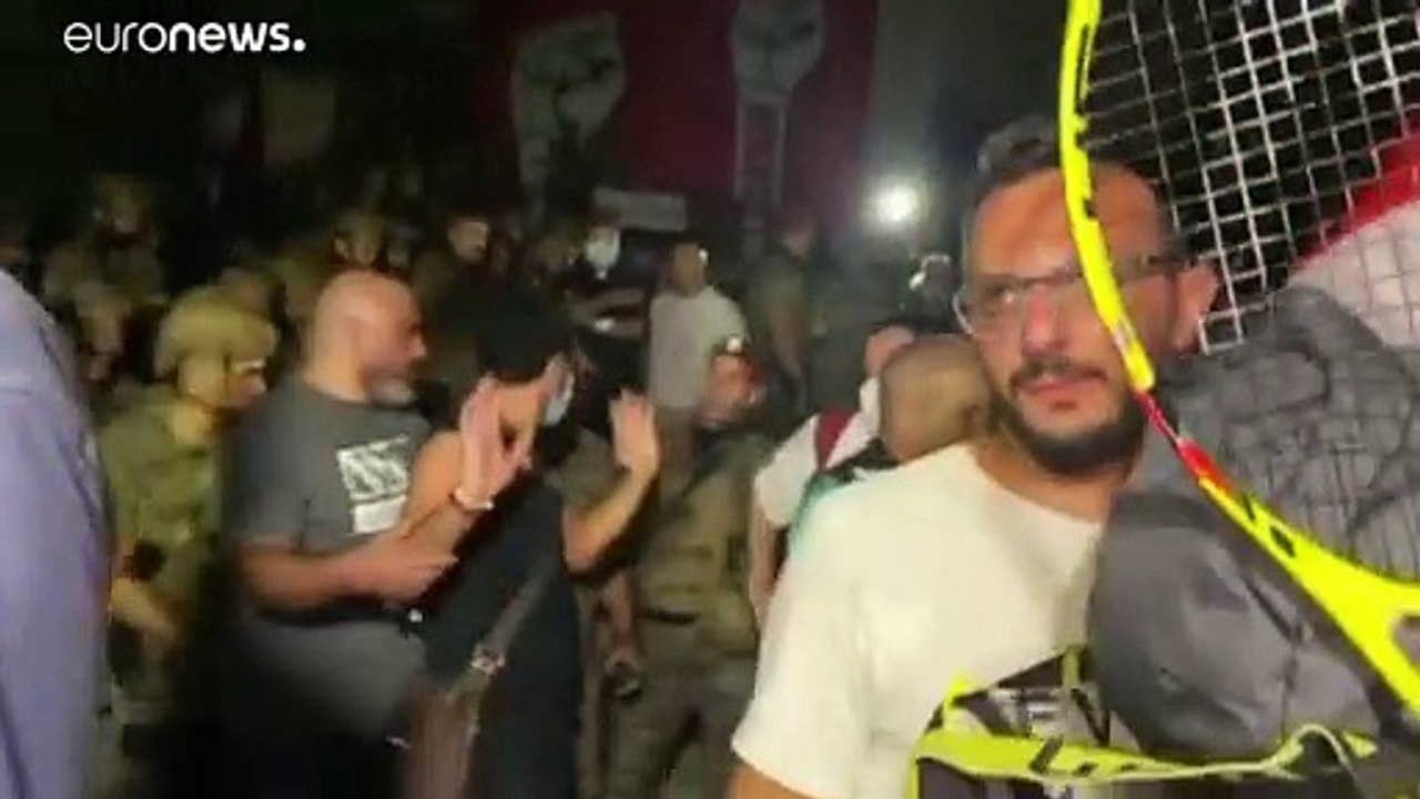 Protestos e violência em Beirute