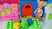 Barbie make a house- Barbie kids videos- barbie dolls