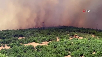 Elazığ’daki orman yangını kontrol altına alınmaya çalışılıyor