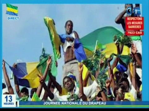 RTG/Célébration de la journée nationale du drapeau au Gabon sous le thème citoyenneté nationale , civisme et santé publique