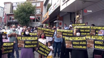 Esenyurt’ta kuyumcu mağdurları bir kez daha eylem yaptı
