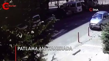 Konya'daki patlama anı kamerada