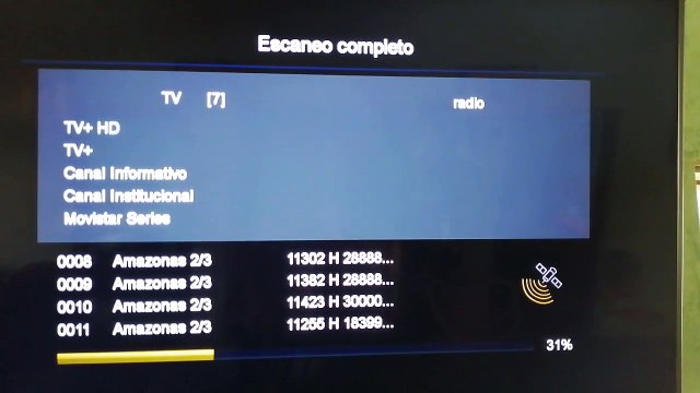 Canales fta satélite amazonas (09-08-2020)