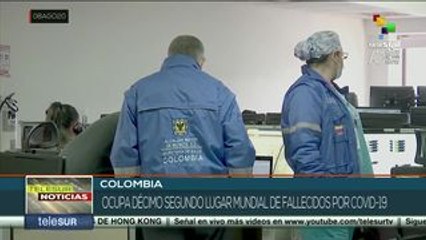 Colombia es el doceavo país con más muertes por COVID-19