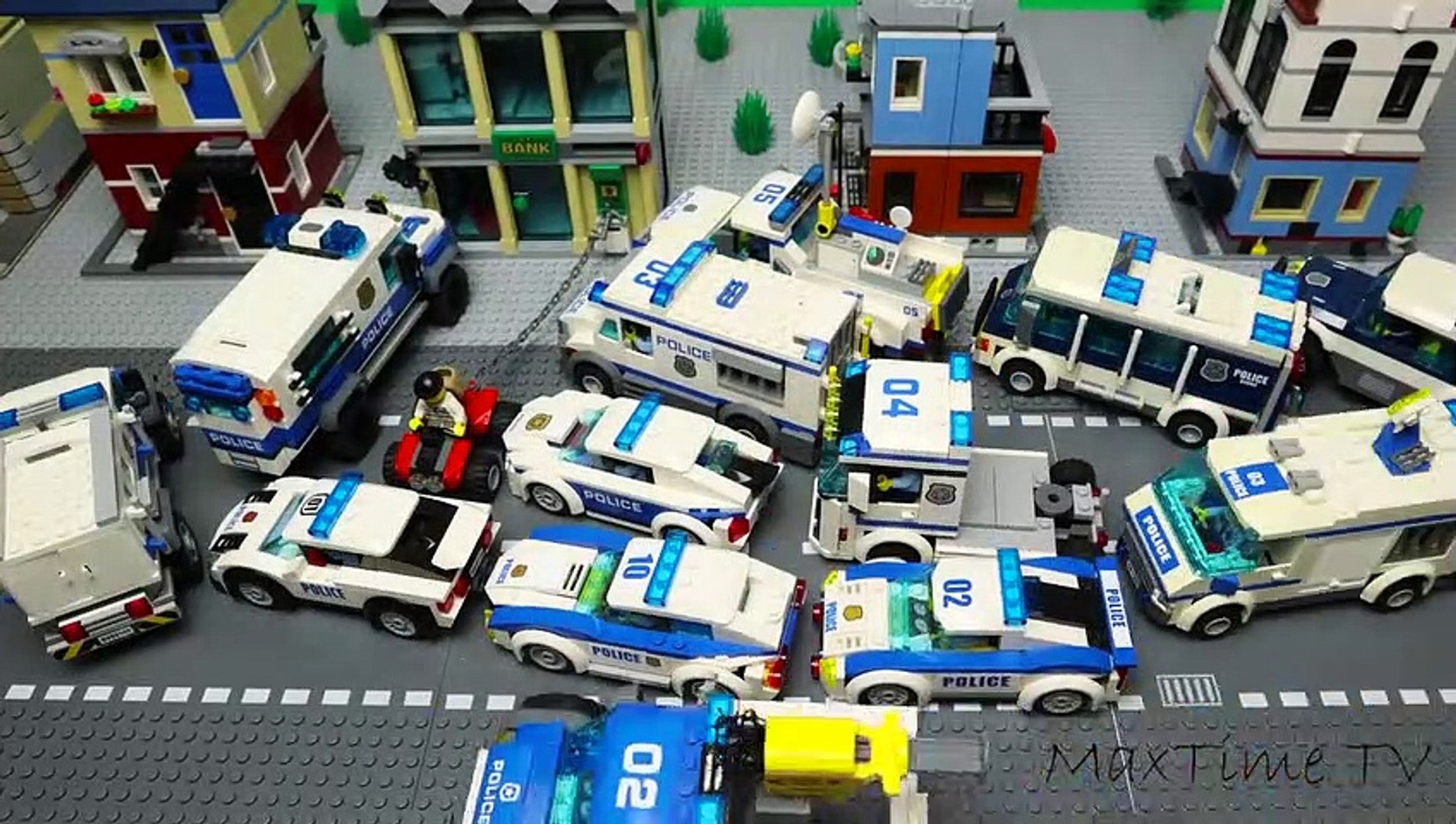 LEGO Cars and Trucks for kids and big Police station - video Dailymotion