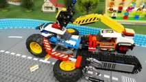 LEGO Experimental Cars - Battle Race. Police car, Fire Truck & Big Whells Toy Ve