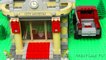 LEGO Trains Road Crossing and Lego City Police Cars & Trucks in Movie for kids