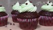 Chocolate Cupcakes without Oven | Chocolate cupcakes without butter | Mint Frosting Recipe
