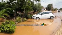 Ψαχνά: Πλημμύρισε το σπίτι του δημάρχου, κινδύνεψαν οι συγγενείς του