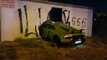 Un Lamborghini se estrella en el Paseo Marítimo de Huelva y sus ocupantes salen corriendo