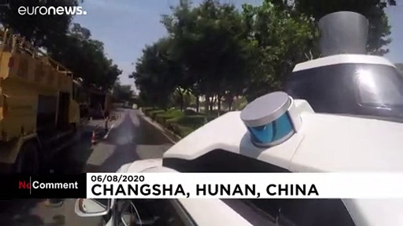 Mit dem "Robotaxi" durch Schanghai