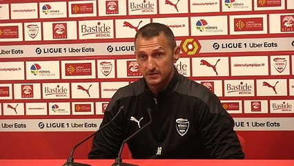 Arpinon assume la défaite de Nîmes contre l'OM