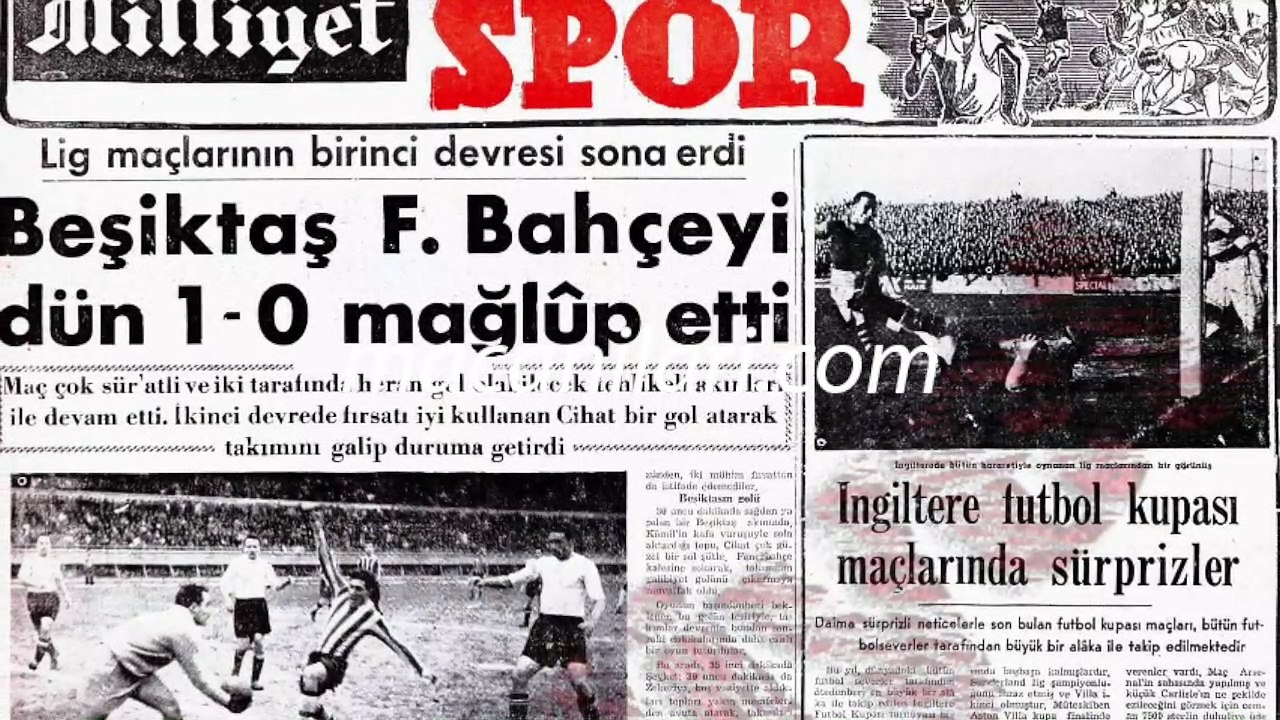 Fenerbahçe 0-1 Beşiktaş 11.02.1951 - 1950-1951 İstanbul League Matchday 7