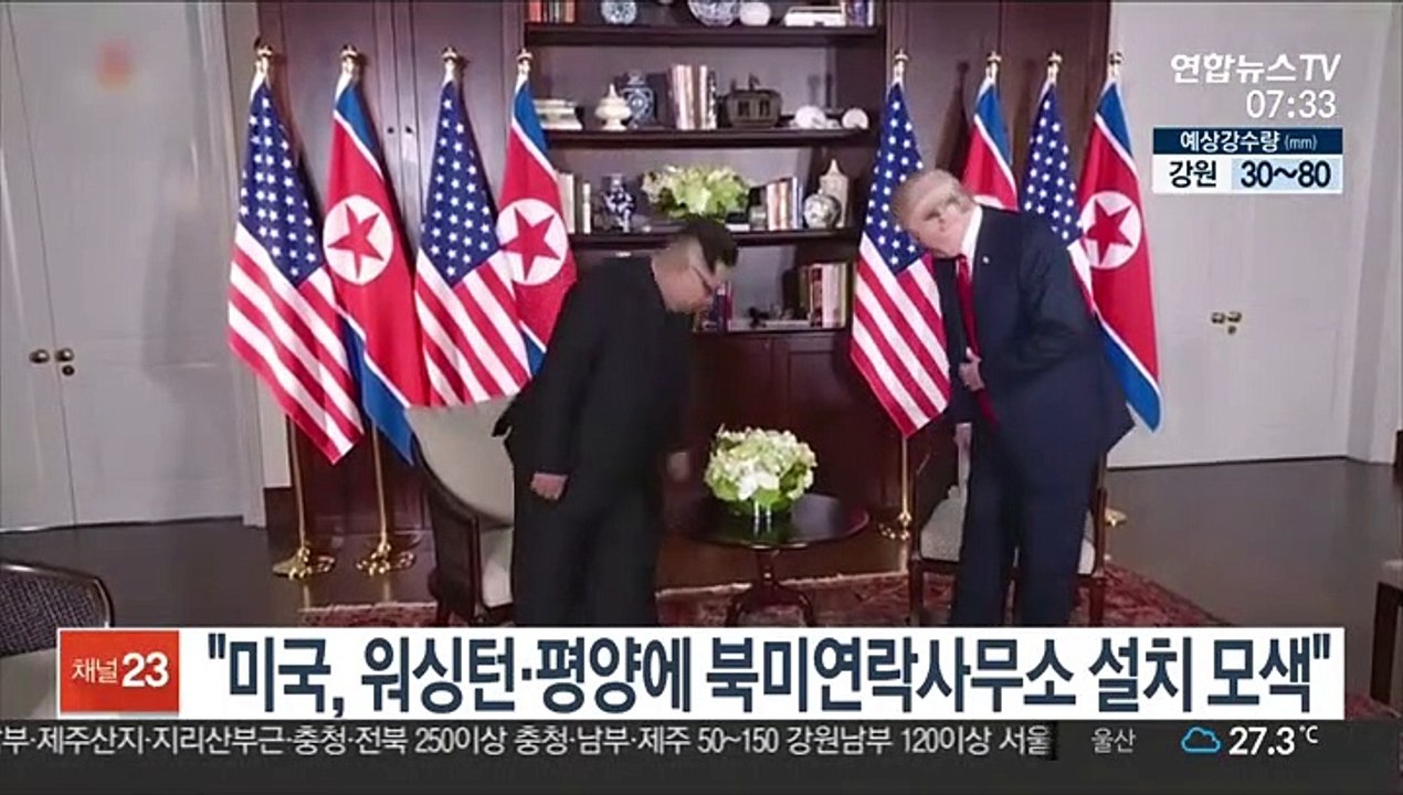 "미국, 워싱턴·평양에 북미연락사무소 설치 모색"