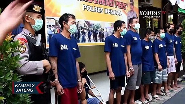 Polres Kendal Tangkap 8 Pelaku Pencurian dengan Pemberatan