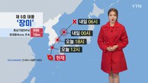 [날씨] 5호 태풍 '장미' 경로...지역별 최근접 시각은? / YTN