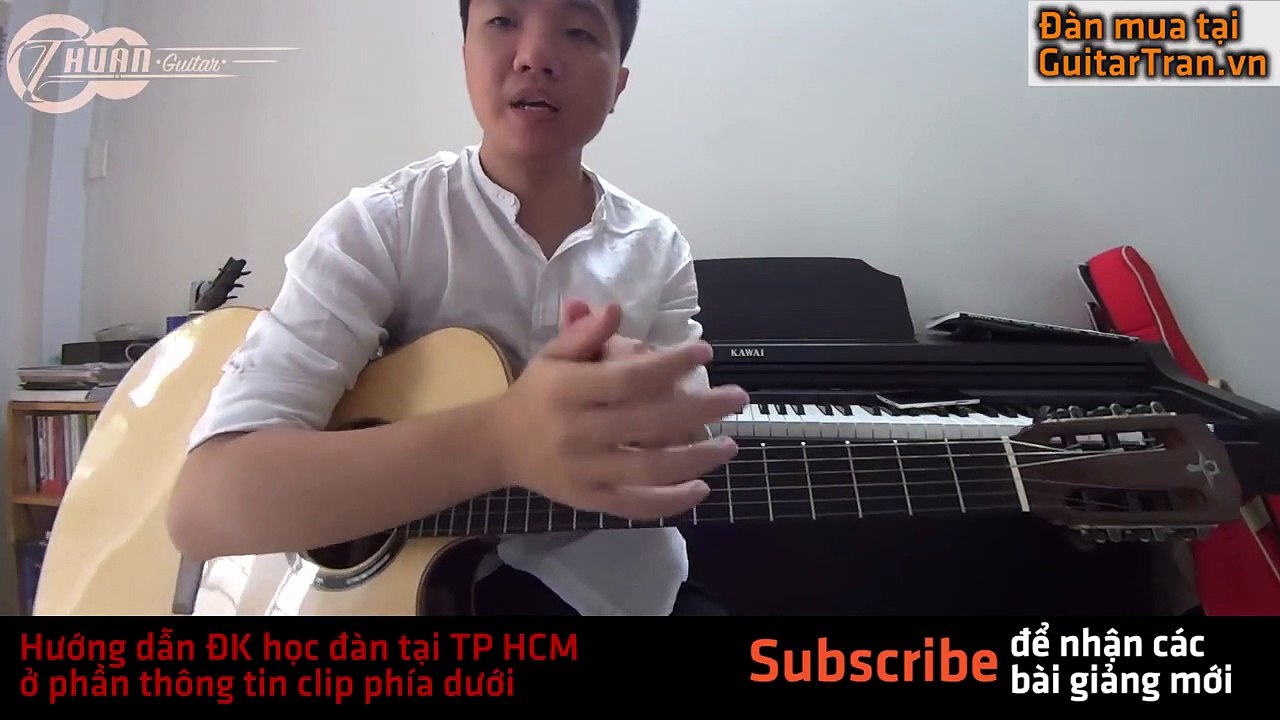Điệu SLOW ROCK nhịp 6_8 và ứng dụng THÀNH PHỐ BUỒN _ Tự học Guitar #15