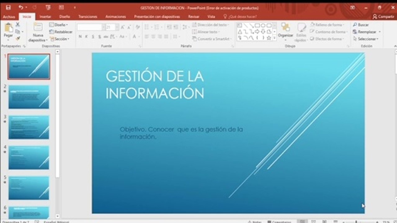GESTION DE INFORMACION
