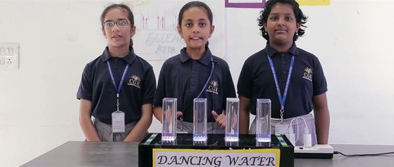 CGR High School Students Explaining the Science behind Fountains