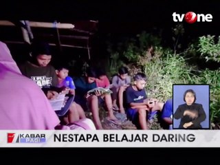 Keluar Masuk Hutan Demi Belajar Daring