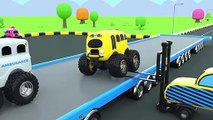 Truck Carrier Street Vehicles Toys - Toy Monster Cars for Kids