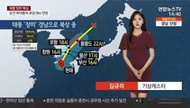 [날씨] 태풍 '장미' 경남으로 북상 중…남해안 태풍주의보