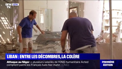 Beyrouth: Six jours après la double explosion, la vie reprend entre les décombres