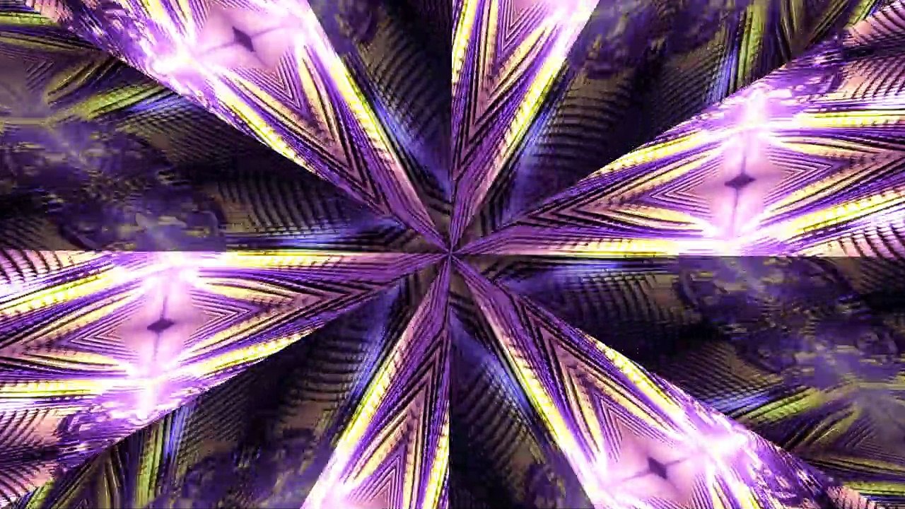 Free Background, Space, Futuristic, Fractal, Kaleidoscope, Lights, Geometry, Abstract Animation HD